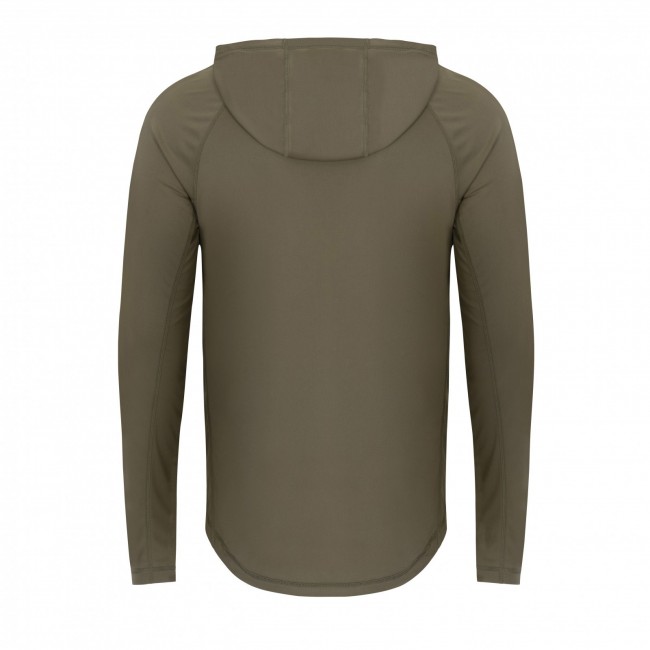 Слънцезащитна блуза Korda UPF Hooded Top Dark Khaki | CARPMOJO.com