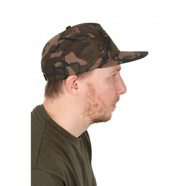 Шапка FOX Camo Flat Peak Snapback Cap | CARPMOJO.com