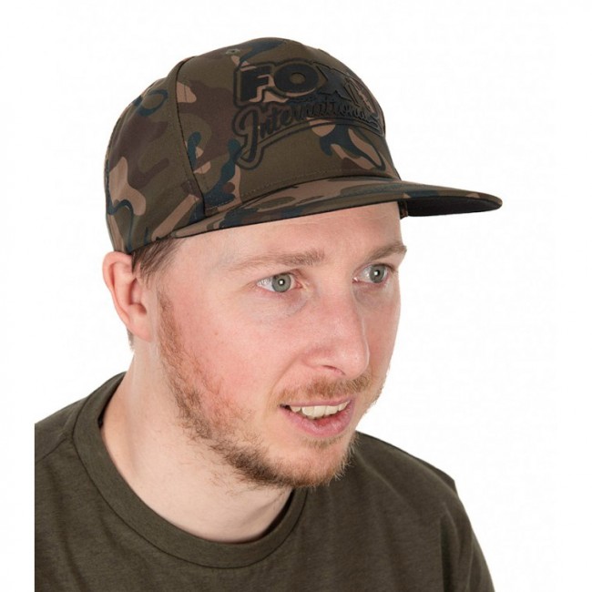Шапка FOX Camo Flat Peak Snapback Cap | CARPMOJO.com
