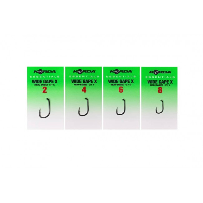 Куки KORDA Essentials Wide Gape X 10бр. | CARPMOJO.com