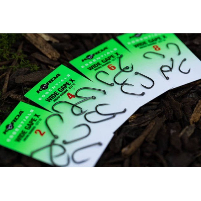 Куки KORDA Essentials Wide Gape X 10бр. | CARPMOJO.com
