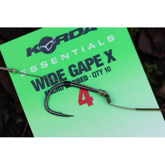 Куки KORDA Essentials Wide Gape X 10бр. | CARPMOJO.com