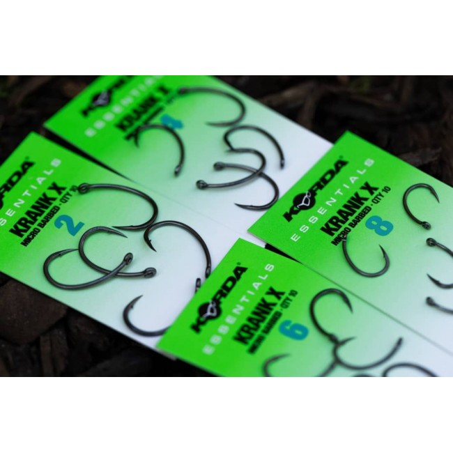 Куки KORDA Essentials Krank X 10бр. | CARPMOJO.com