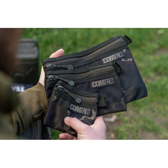 Комплект органайзери KORDA Compac Wallets Set of 3 Dark Kamo | CARPMOJO.com