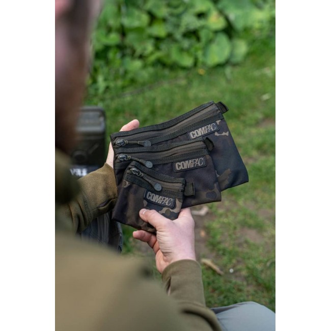Комплект органайзери KORDA Compac Wallets Set of 3 Dark Kamo | CARPMOJO.com