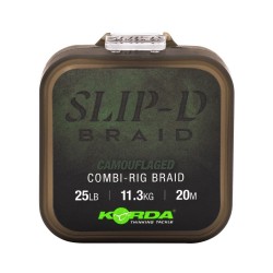 Плетено влакно за монтажи KORDA Slip-D Braid 25lb 20m