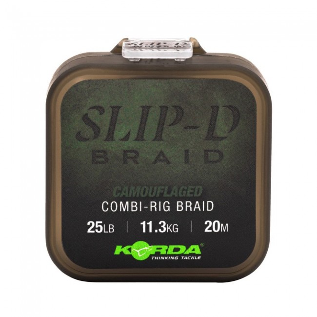 Плетено влакно за монтажи KORDA Slip-D Braid 25lb 20m | CARPMOJO.com