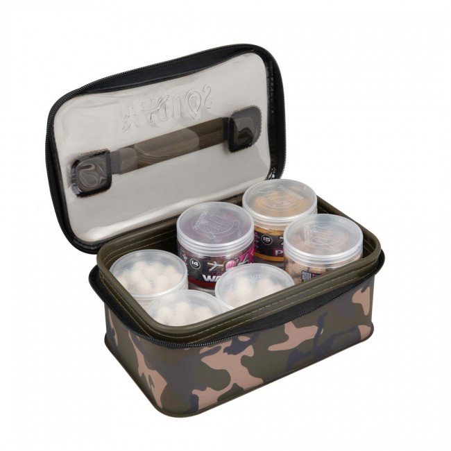 Кутия за аксесоари FOX AQUOS Camo Bait Storage Large | CARPMOJO.com