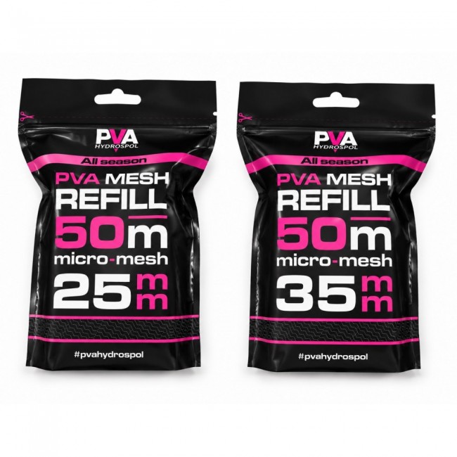 Резервна ПВА мрежа PVA HYDROSPOL Mesh Refill 25m | CARPMOJO.com