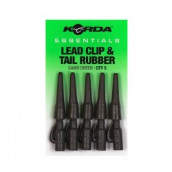 Клипсове KORDA Essentials Lead Clips & Tail Rubbers 5бр.