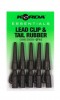 Клипсове KORDA Essentials Lead Clips & Tail Rubbers 5бр.