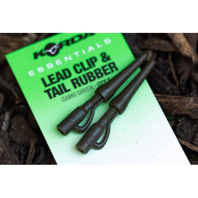 Клипсове KORDA Essentials Lead Clips & Tail Rubbers 5бр. | CARPMOJO.com