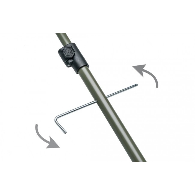 Усилващи рейки за чадър-палатка MIVARDI Session Umbrella XL - Hardcore Stabilization Kit | CARPMOJO.com
