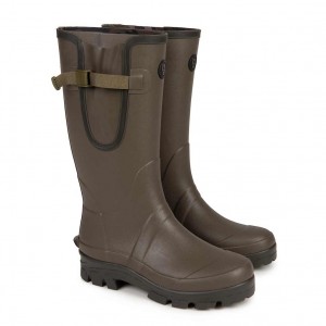 Ботуши с неопрен FOX Neoprene Lined Camo/Khaki Wellies