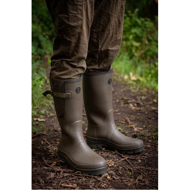 Ботуши с неопрен FOX Neoprene Lined Camo/Khaki Wellies | CARPMOJO.com