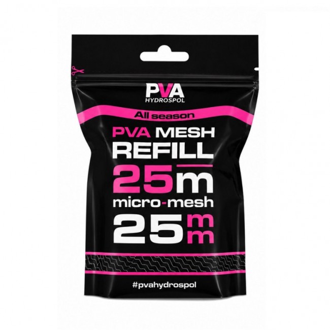 Резервна ПВА мрежа PVA HYDROSPOL Mesh Refill 25m | CARPMOJO.com