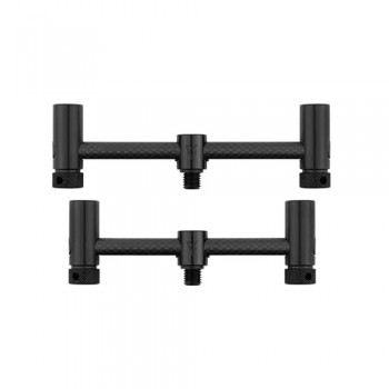 Бъзбар FOX Black Label Carbon Adjustable 2 Rod Buzz Bars (110mm - 125mm)