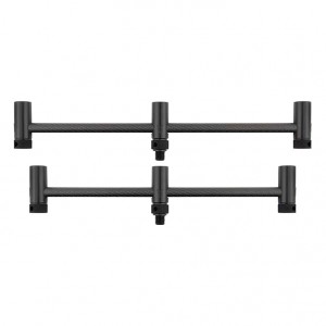 Бъзбар FOX Black Label Carbon Adjustable 3 Rod Buzz bars (220mm - 250mm)