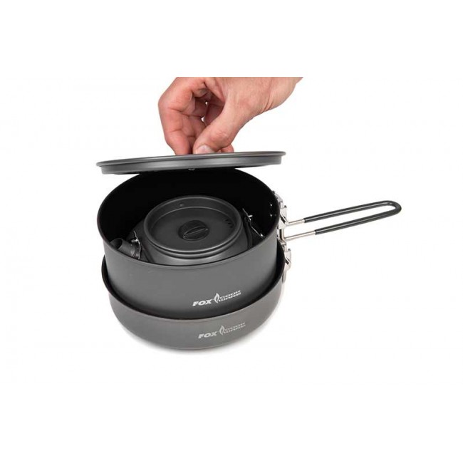 Комплект за готвене FOX Cookware 3 Piece Cook Set | CARPMOJO.com Комплект за готвене FOX Cookware 3 Piece Cook Set | CARPMOJO.com