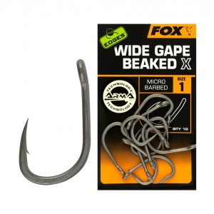 Куки FOX EDGES Wide Gape Beaked X, 10бр.