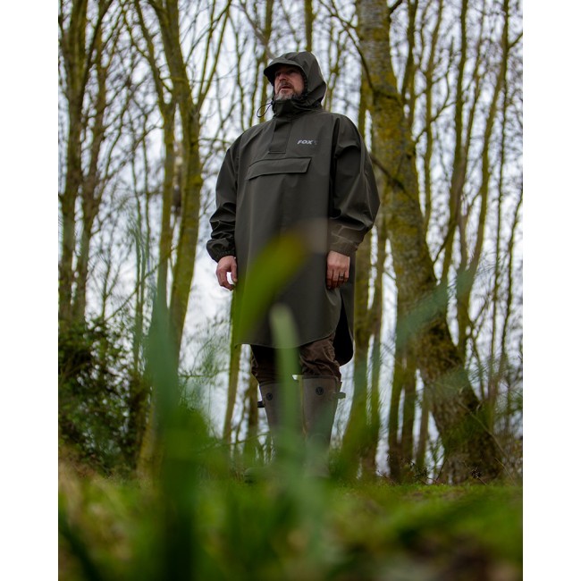 Дъждобран FOX Khaki Poncho Uni-size | CARPMOJO.com
