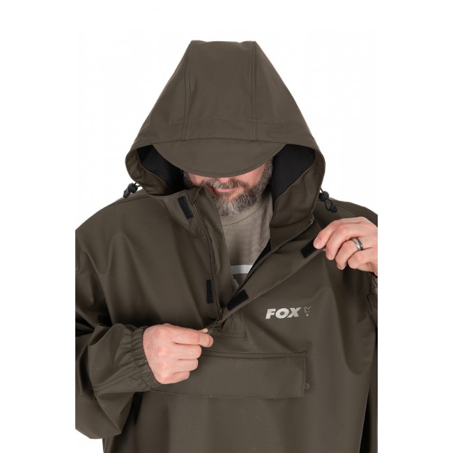 Дъждобран FOX Khaki Poncho Uni-size | CARPMOJO.com