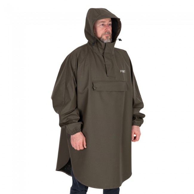 Дъждобран FOX Khaki Poncho Uni-size | CARPMOJO.com