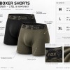 Боксерки FOX Boxer Shorts Khaki/Black 2бр. в комплект | CARPMOJO.com