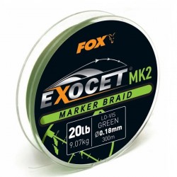 Плетено влакно за маркер FOX Exocet MK2 MARKER Braid 300m Green