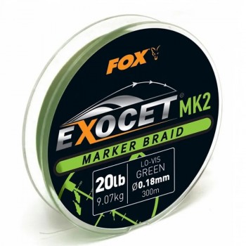 Плетено влакно за маркер FOX Exocet MK2 MARKER Braid 300m Green