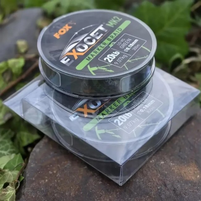 Плетено влакно за маркер FOX Exocet MK2 MARKER Braid 300m Green | CARPMOJO.com Плетено влакно за маркер FOX Exocet MK2 MARKER Braid 300m Green | CARPMOJO.com