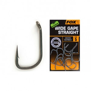 Куки FOX EDGES Wide Gape Straight, 10 бр. Куки FOX EDGES Wide Gape Straight, 10 бр.