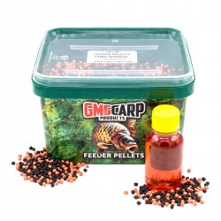 Пелети за фидер GMS Carp 500g + Booster, различни вкусове