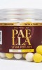 Топчета за стръв OMC Paella Boosted Fluoro Pop-Up White and Yellow 14mm