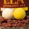 Топчета за стръв OMC Paella Boosted Fluoro Pop-Up White and Yellow 14mm | CARPMOJO.com
