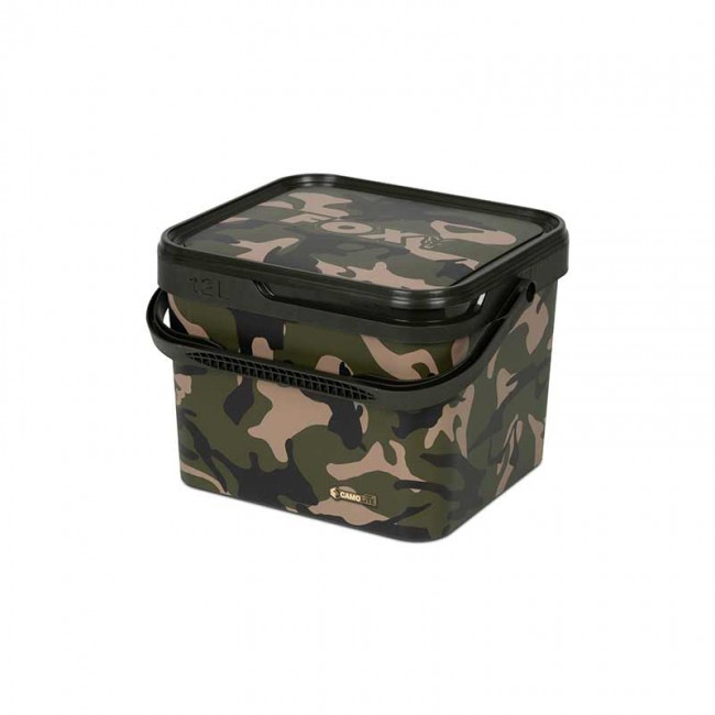 Кофа FOX CAMO BUCKET 12L | CARPMOJO.com
