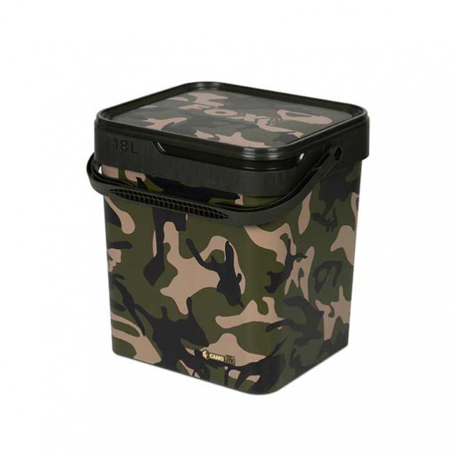 Кофа FOX CAMO BUCKET 18L | CARPMOJO.com Кофа FOX CAMO BUCKET 18L | CARPMOJO.com