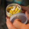Топчета за стръв OMC Paella Boosted Fluoro Wafter White and Yellow 10x14mm | CARPMOJO.com