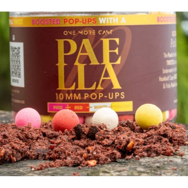 Топчета за стръв OMC Paella Boosted Mini Fluoro Pop-Up 10mm | CARPMOJO.com Топчета за стръв OMC Paella Boosted Mini Fluoro Pop-Up 10mm | CARPMOJO.com