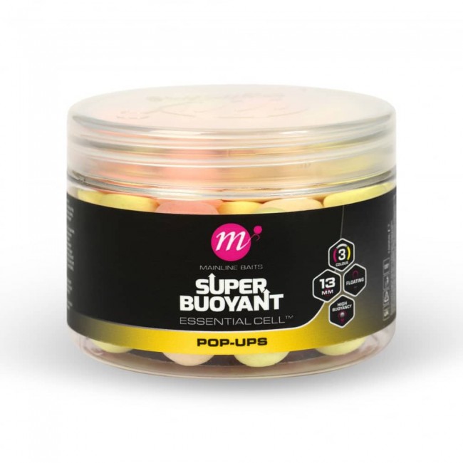 Плуващи топчета MAINLINE Essential Cell Super Buoyant Pop-Ups 13mm Pink, Yellow, White | CARPMOJO.com Плуващи топчета MAINLINE Essential Cell Super Buoyant Pop-Ups 13mm Pink, Yellow, White | CARPMOJO.com