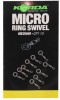 Микро вирбел KORDA Micro Rig Ring Swivels