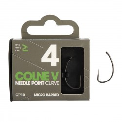 Куки OMC COLNE-V Needle Point Hooks (Curves) Micro Barbed, 10 броя