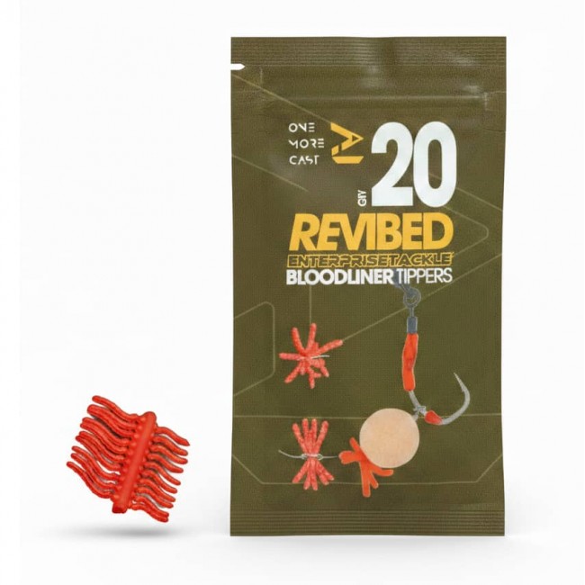 Изкуствени червеи OMC Revibed Bloodworm Tippers 20бр. | CARPMOJO.com