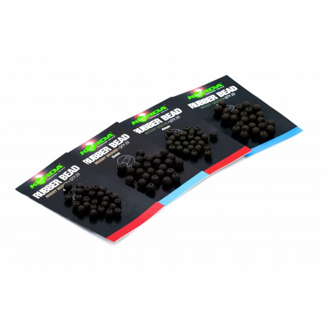 Гумени буфери KORDA Safe Zone Rubber Bead Brown 25 бр. | CARPMOJO.com