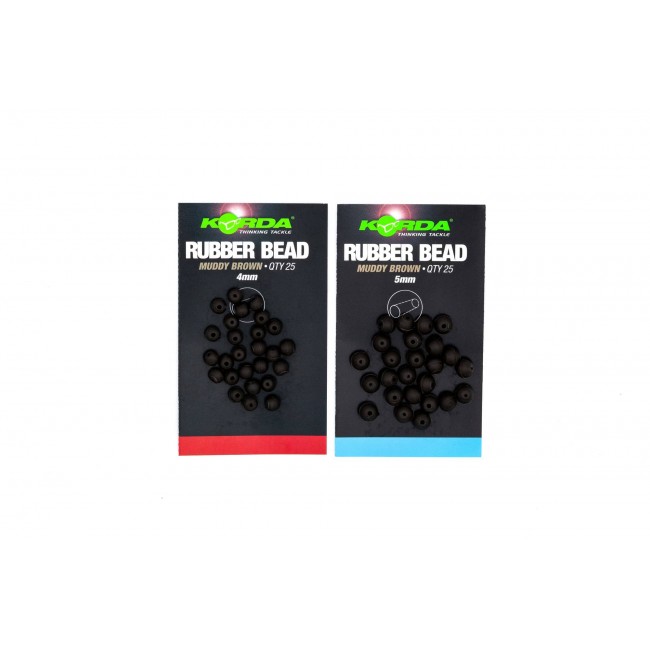 Гумени буфери KORDA Safe Zone Rubber Bead Brown 25 бр. | CARPMOJO.com