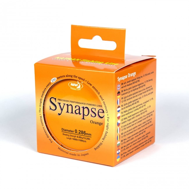 Монофилно основно влакно KATRAN SYNAPSE ORANGE | CARPMOJO.com