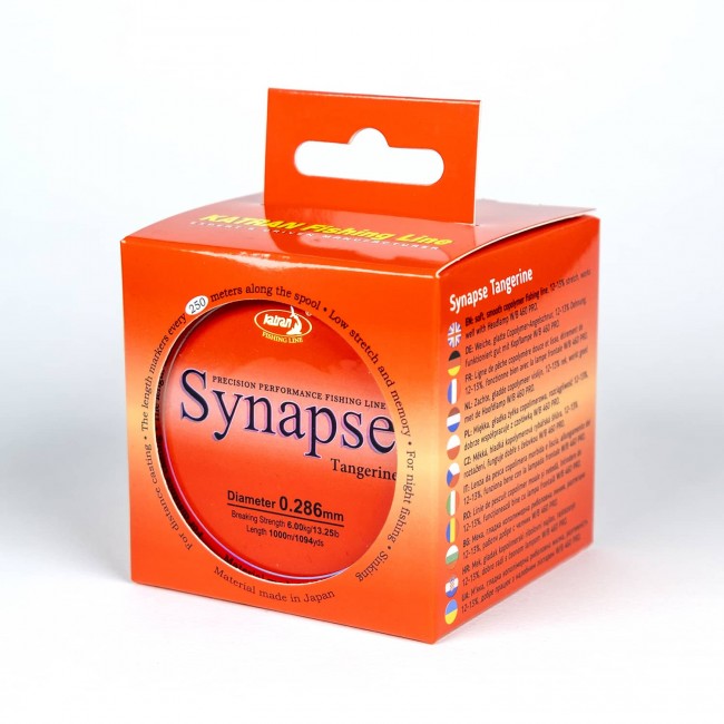 Монофилно основно влакно KATRAN SYNAPSE TANGERINE | CARPMOJO.com