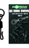 Бърза връзка с вирбел KORDA QC Ring Swivel Size 8 