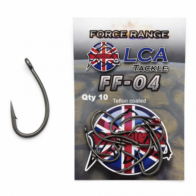 Куки LCA Force Range FF-04 Curve Shank, 10 броя | CARPMOJO.com