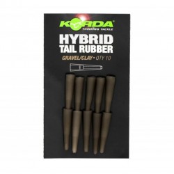 Шлаух за клипс KORDA Hybrid Tail Rubber Gravel/Clay 10бр.